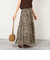 《セットアップ対応》レオパードロングスカート
