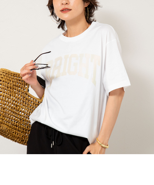 リフレクションプリントTシャツ