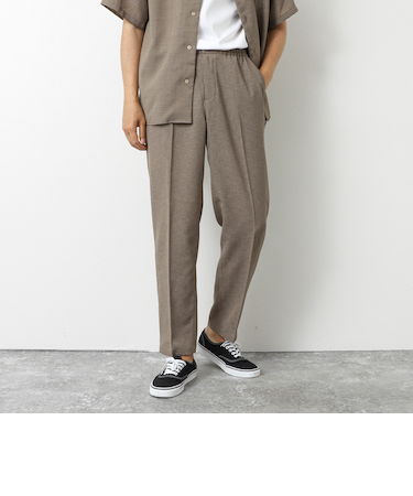 《セットアップ対応》《EVALET》吸水速乾 ストレッチ イージーパンツ 25SS