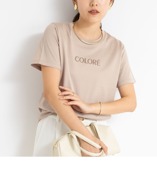 シルケット天竺フロッキーロゴTシャツ