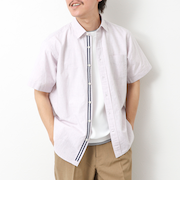綿麻レギュラーカラー テープシャツ 25SS