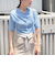 《手洗い可能》ワイドリブシアーポロ衿カーディガン