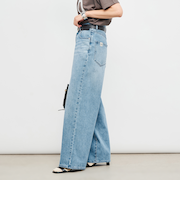 【RM denim】ソフトルーズストレートデニム