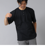 【ACTIVE SECT】《限定展開》UVカット ヘンリーネックTシャツ 25SS