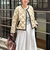 【TAION×LIMONTA】別注ベロアパイピングショートダウン