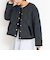 【TAION×LIMONTA】別注ベロアパイピングショートダウン