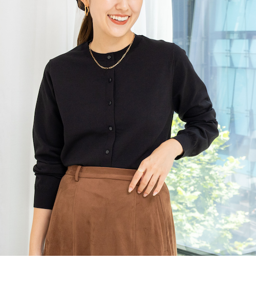 NOLLEY'Sフワフワクルーネックジャケット　手洗い可 待望の再入荷‼️】フワフワクルーネックジャケット🧶｜MOVIE詳細