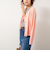 《手洗い可能》《アンサンブル対応》モールヤーンクルーネックカーディガン