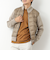 【TAION/タイオン】別注HI NECK DOWN JKT WITH SLEEVE KNIT 25AW