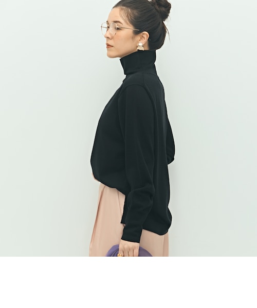 あず　FFC W テンジク ハイネック プルオーバー ニット　新品未使用 green label relaxing(グリーンレーベルリラクシング)の「FFC W