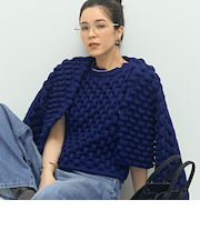 《手洗い可能》3D柄ボレロカーディガン