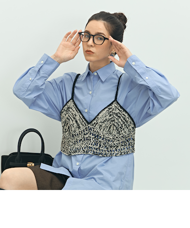 《手洗い可能》かぎ針編みキャミソール