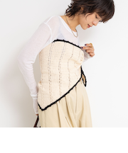 《手洗い可能》かぎ編み針三角ストール