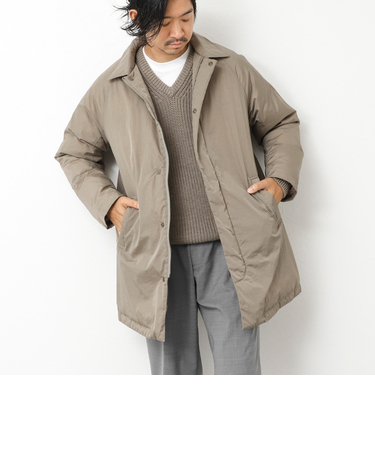 【TAION/タイオン】別注ダウンステンカラーコート 25AW