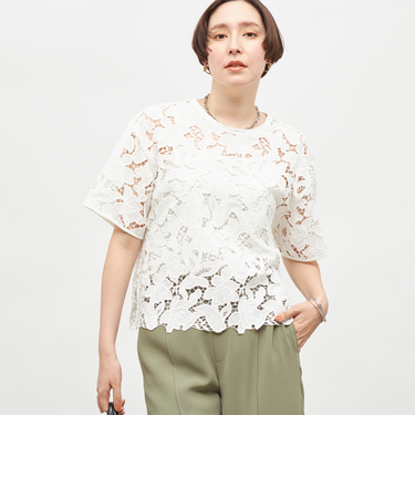 レースTブラウス
