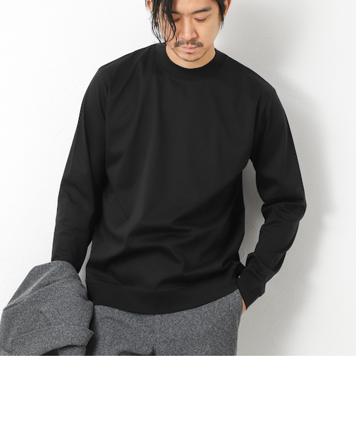《ビジカジ対応》シルケットスムースドレスL/S Tシャツ 25AW