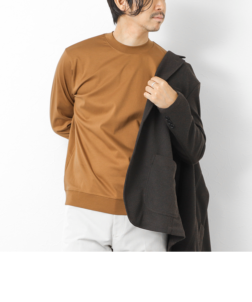 《ビジカジ対応》シルケットスムースドレスL/S Tシャツ 25AW