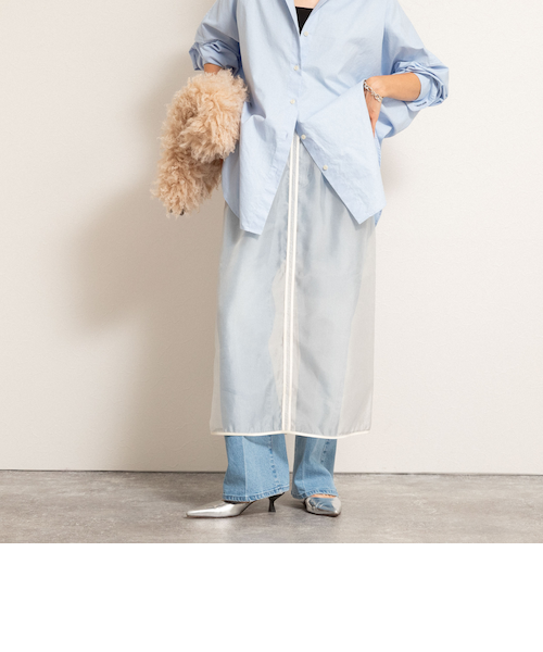 MAQWEL/マクウェル】ウォッシャブルオーガンジースカート｜ノーリーズ