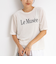 シアートリコットベロアプリントTシャツ