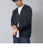 【ACTIVE SECT】《限定展開》ストレッチミラノリブワンボタンカーディガン 25AW