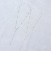 【grace grace/グラスグラス】ロングフックボールアレンジネックレス