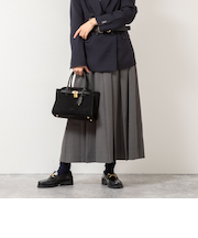 【TORRAZZO DONNA/トラッゾドンナ】ウォッシャブルプリーツスカート