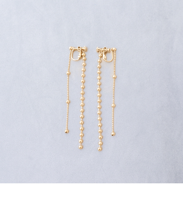 【grace grace/グラスグラス】スキップボールボールiイヤリング