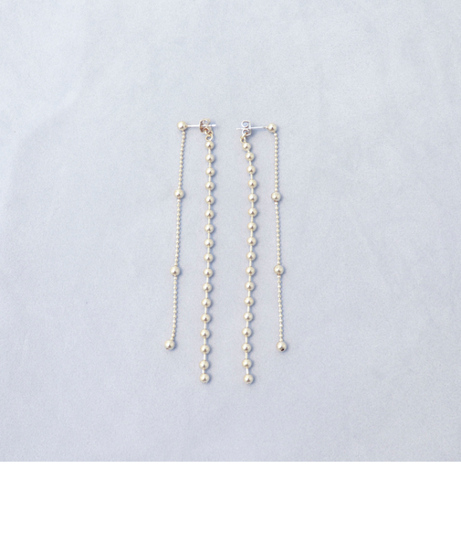 【grace grace/グラスグラス】スキップボールボールピアス