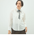 ウォッシャブルリボン付きシャツ