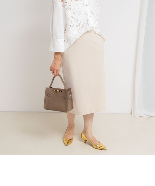 完売品　NOLLEY’S ウォッシャブルカットジョーゼットミディタイトスカート NOLLEY'S｜《セットアップ対応》ウォッシャブルニットジョー