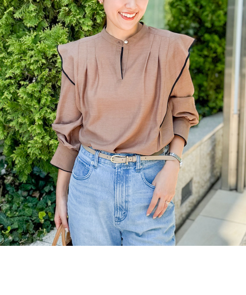 サラマリカ 25AW Cotton Scallop Collar Blouse サラマリカ 25AW Cotton Scallop Collar Blouse SARA MALLIKA