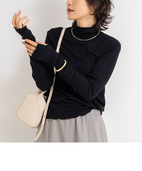 ソフトジャージー ペプラムカットソー｜エポカの通販｜&mall（アンド