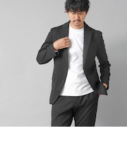【ACTIVE SECT】《セットアップ》ポンチプリントスーツ ジャケット&パンツ 25AW