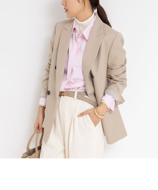 ウォッシャブルシャークダブルジャケット