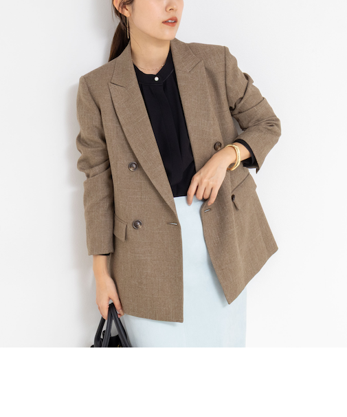 ウォッシャブルシャークダブルジャケット