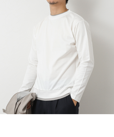 ハイゲージ スーピマコットン ダブルカラーTee 25AW