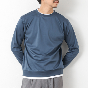 ハイゲージ スーピマコットン ダブルカラーTee 25AW