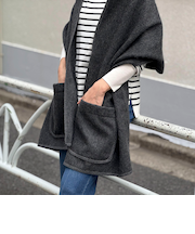 【TWEEDMILL/ツィードミル】 ポケットショール