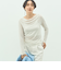 ウォッシャブルカシミヤシルクシアーラメドレープロンT