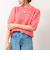 モヘアスパンコール半袖ニット