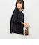 カシミヤ混ヘアリークルーネックプルオーバー
