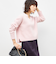 ヘアリーストレッチVネックプルオーバーニット