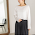 ◇【WEB限定】ウォッシャブルリラックスサテン長袖Ｔブラウス