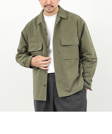 撥水ウェザーシャツブルゾン 25AW