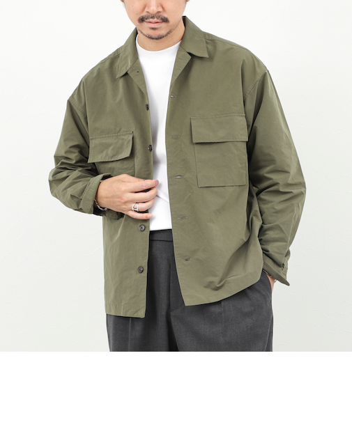 撥水ウェザーシャツブルゾン 25AW