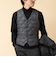 【TAION/タイオン】SINGLE SNAP BUTTON DOWN GILET 25AW