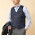 【TAION/タイオン】SINGLE SNAP BUTTON DOWN GILET 25AW