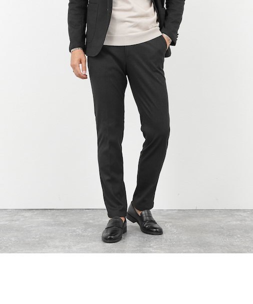 《セットアップ対応》【Active Jersey】ホームスパン ストレッチスリムフィット 25AW