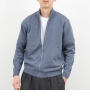 【ACTIVE SECT】《限定展開》デオドラント加工 スタンドジップカーディガン 25AW
