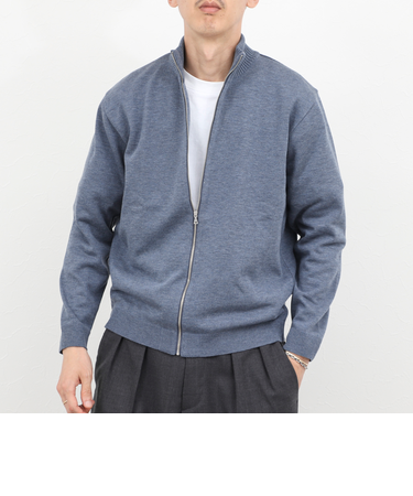 【ACTIVE SECT】《限定展開》デオドラント加工 スタンドジップカーディガン 25AW